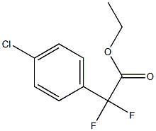 ethyl 2-(4-chlorophenyl)-2,2-difluoroacetate 구조식 이미지