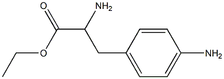 ethyl 2-amino-3-(4-aminophenyl)propanoate Structure