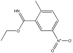 ethyl 2-methyl-5-nitrobenzoimidate 구조식 이미지