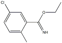 ethyl 5-chloro-2-methylbenzoimidate Structure