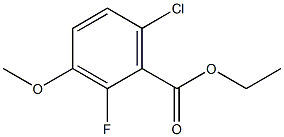 ethyl 6-chloro-2-fluoro-3-methoxybenzoate Structure