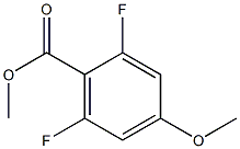 methyl 2,6-difluoro-4-methoxybenzoate Structure