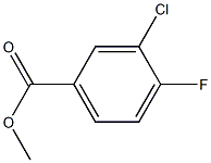 methyl 3-chloro-4-fluorobenzoate 구조식 이미지
