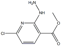 methyl 6-chloro-2-hydrazinylnicotinate 구조식 이미지