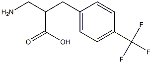 3-amino-2-(4-(trifluoromethyl)benzyl)propanoic acid Structure