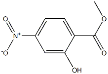 2-Hydroxy-4-nitro-benzoic acid methyl ester 구조식 이미지