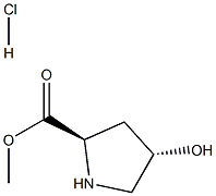 (2R,4S)-Methyl 4-hydroxypyrrolidine-2-carboxylate hydrochloride Structure