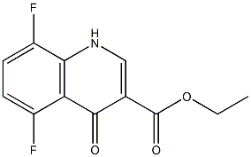 ethyl 5,8-difluoro-4-oxohydroquinoline-3-carboxylate Structure