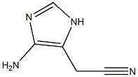 2-(5-amino-3H-imidazol-4-yl)acetonitrile Structure