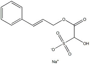 Sodium hydroxyl-(cinnamyloxycarbonyl)-methanesulfonate 구조식 이미지
