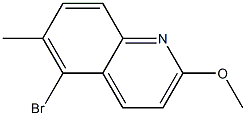 5-Bromo-2-methoxy-6-methylquinoline Structure