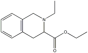 ethyl-2-ethyl-1,2,3,4-tetrahydroisoquinoline-3-carboxylate 구조식 이미지