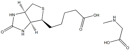 Biotin-Sarcosine 구조식 이미지