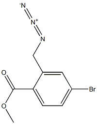 methyl 2-(azidomethyl)-4-bromobenzoate 구조식 이미지