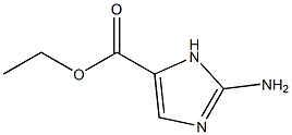 Ethyl 2-amino-1H-imidazole-5-carboxylate 구조식 이미지