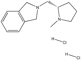 (S)-2-[(1-Methyl-2-pyrrolidinyl)methyl]isoindoline Dihydrochloride 구조식 이미지