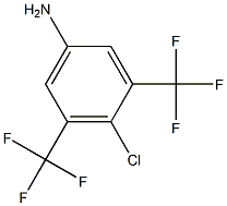 4-chloro-3,5-bis(trifluoromethyl)aniline Structure