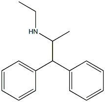 (1,1-diphenylpropan-2-yl)(ethyl)amine 구조식 이미지