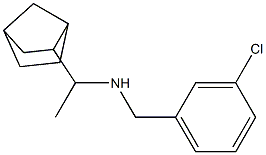 (1-{bicyclo[2.2.1]heptan-2-yl}ethyl)[(3-chlorophenyl)methyl]amine Structure