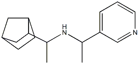 (1-{bicyclo[2.2.1]heptan-2-yl}ethyl)[1-(pyridin-3-yl)ethyl]amine Structure