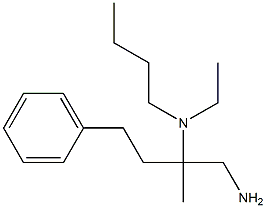 (1-amino-2-methyl-4-phenylbutan-2-yl)(butyl)ethylamine Structure