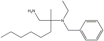 (1-amino-2-methyloctan-2-yl)(benzyl)ethylamine 구조식 이미지