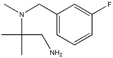 (1-amino-2-methylpropan-2-yl)[(3-fluorophenyl)methyl]methylamine Structure