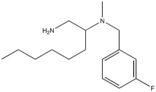 (1-aminooctan-2-yl)[(3-fluorophenyl)methyl]methylamine 구조식 이미지