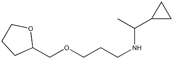 (1-cyclopropylethyl)[3-(oxolan-2-ylmethoxy)propyl]amine 구조식 이미지