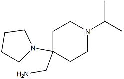 (1-isopropyl-4-pyrrolidin-1-ylpiperidin-4-yl)methylamine 구조식 이미지