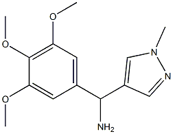 (1-methyl-1H-pyrazol-4-yl)(3,4,5-trimethoxyphenyl)methanamine Structure