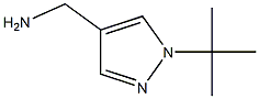 (1-tert-butyl-1H-pyrazol-4-yl)methylamine Structure