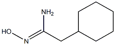 (1Z)-2-cyclohexyl-N'-hydroxyethanimidamide Structure
