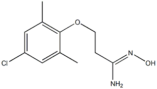 (1Z)-3-(4-chloro-2,6-dimethylphenoxy)-N'-hydroxypropanimidamide 구조식 이미지