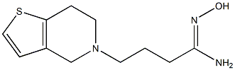 (1Z)-4-(6,7-dihydrothieno[3,2-c]pyridin-5(4H)-yl)-N'-hydroxybutanimidamide Structure