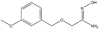 (1Z)-N'-hydroxy-2-[(3-methoxybenzyl)oxy]ethanimidamide Structure