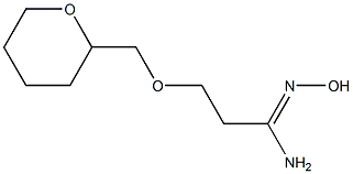 (1Z)-N'-hydroxy-3-(tetrahydro-2H-pyran-2-ylmethoxy)propanimidamide Structure