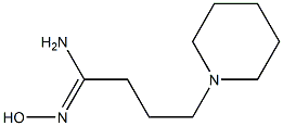 (1Z)-N'-hydroxy-4-piperidin-1-ylbutanimidamide 구조식 이미지