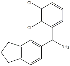(2,3-dichlorophenyl)(2,3-dihydro-1H-inden-5-yl)methanamine Structure