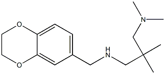 (2,3-dihydro-1,4-benzodioxin-6-ylmethyl)({2-[(dimethylamino)methyl]-2-methylpropyl})amine Structure