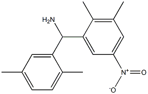 (2,3-dimethyl-5-nitrophenyl)(2,5-dimethylphenyl)methanamine 구조식 이미지