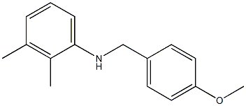 (2,3-dimethylphenyl)(4-methoxyphenyl)methylamine Structure