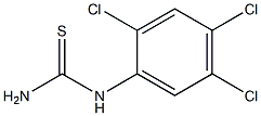 (2,4,5-trichlorophenyl)thiourea Structure