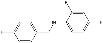 (2,4-difluorophenyl)(4-fluorophenyl)methylamine Structure