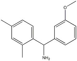 (2,4-dimethylphenyl)(3-methoxyphenyl)methanamine 구조식 이미지