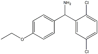 (2,5-dichlorophenyl)(4-ethoxyphenyl)methanamine 구조식 이미지