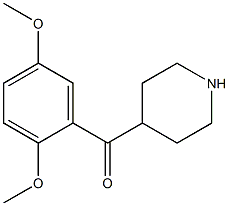 (2,5-dimethoxyphenyl)(piperidin-4-yl)methanone Structure