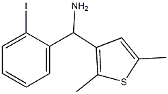 (2,5-dimethylthiophen-3-yl)(2-iodophenyl)methanamine Structure