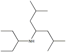 (2,6-dimethylheptan-4-yl)(pentan-3-yl)amine Structure