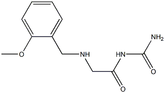 (2-{[(2-methoxyphenyl)methyl]amino}acetyl)urea 구조식 이미지